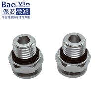 5 boîtes de vitesses en aluminium M12 * 1.5, protection des vis métalliques, prise de ventilation