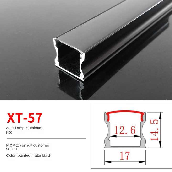 25*15mm LED Channel System U Shape Extrusion LED Profile Aluminum Track for Led Strip Lighting