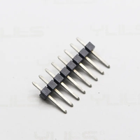 Échantillons gratuits 3.96mm hauteur de pas 3.2mm Positions 02p-20p connecteur droit en plastique à une rangée pour carte PCB