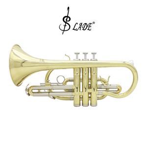 Slade Golden BB-Cornet de latón para práctica de rendimiento, juego de accesorios y caja de tela, <span class=keywords><strong>precio</strong></span> al por mayor - Product Image 3