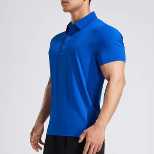 Vente en gros quantité minimale de commande 50 pièces polo anti-rétrécissement pour hommes, événement de golf, logo personnalisé de haute qualité, manches courtes, vêtements respirants pour adultes - Product Image 2
