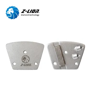 Z LION Almohadilla PCD de enlace de metal de diamante trapezoidal de alta calidad para raspador de piso