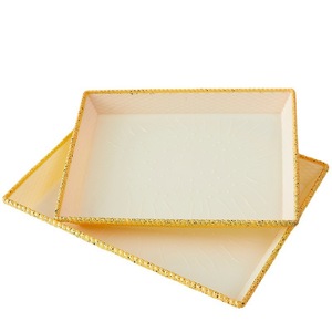 Bandeja de Servir Cuadrada Estilo Japonés, Color Verde y Amarillo Sólido, para Sushi, Frutas, Pasteles, Uso en Hoteles y Restaurantes - Product Image 5