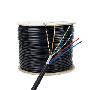 Utdoor-<span class=keywords><strong>cable</strong></span> de alimentación UTP 25awg cat5e, 4 pares con 2 cables de alimentación, <span class=keywords><strong>cable</strong></span> de cámara IP - Product Image 3
