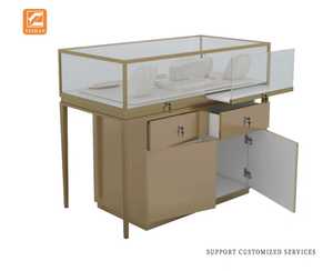 Moderno escaparate <span class=keywords><strong>de</strong></span> joyería <span class=keywords><strong>de</strong></span> <span class=keywords><strong>cristal</strong></span> y acrílico con iluminación LED <span class=keywords><strong>para</strong></span> tiendas al por menor centros comerciales o espacios comerciales elegante vitrina - Product Image 4