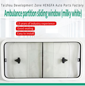 Ventana corredera para vehículos, ventana deslizante de fábrica con fram, color blanco lechoso - Product Image 4