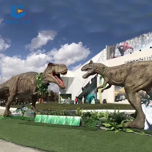 Tamanho de vida stegosauro dinossauro parque de diversões animatronic gigante robô dinossauros