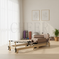 Appareil de fitness pliable en bois d'érable pour la maison, machine d'entraînement pour le Pilates et le renforcement du tronc