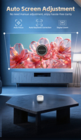 Q8 proyektor saku Mini Android 9.0 RAM 2 GB baterai tanam 5G Wi-Fi untuk Bluetooth pendek melempar 4K untuk hadiah film luar ruangan