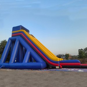 Tobogán Acuático Inflable Comercial Grande y Largo para Alquiler, Tobogán Inflable Húmedo y Seco con Piscina para Parque de Atracciones - Product Image 2