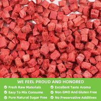Hete Aanbieding Gedroogde Aardbeien 100% Natuurlijk Gedroogde Aardbeien Snacks Groothandel Gedroogde Aardbeienkruimels