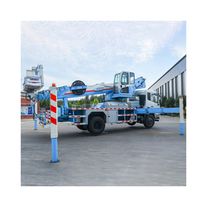 Gran oferta de China, camión de escalera aérea de 46m, <span class=keywords><strong>elevador</strong></span> móvil, plataforma de trabajo alto, jaula aérea hidráulica, camiones de cesta aérea - Product Image 2