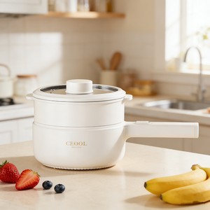 Marmite électrique 1,5 L-Idéal pour les ragoûts, les soupes et autres appareils ménagers en gros Pot à nouilles électrique multifonctionnel - Product Image 5