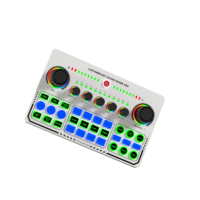 Kit de Streaming Audio X50 Table de Mixage Sonore Numérique Cartes Son pour Gaming Enregistrement Podcast Studio DJ