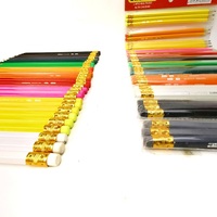 12 barres de crayons de couleur, 36 crayons HB, peinture scolaire de haute qualité, promotion de cadeaux artistiques pour le bureau