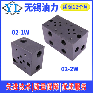 บล็อกวาล์วไฮดรอลิกแบบรวม 02 1W 02 2W 02 3W แผ่นฐานระบบไฮดรอลิก - Product Image 4