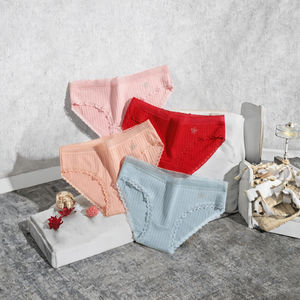 Женское однотонное нижнее белье с низкой посадкой - Product Image 3