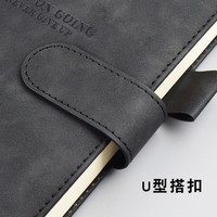 Carnet à fermeture magnétique en similicuir multicolore avec slogan motivant tête de cerf, choix multifonctionnel pour agenda de bureau