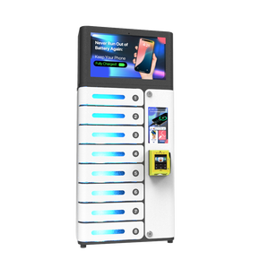 Casillero de Carga Móvil Y2 Power Upgrade MIA de 8 Bahías, Operado con Tarjeta de Crédito, con Pantalla Digital de 14'', Compatible con Visa, MasterCard y PayPal - Product Image 1