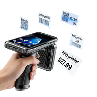 Lector RFID UHF 6s de Largo Alcance, Escáner PDA Android Portátil con Pantalla de 6 Pulgadas, en Stock