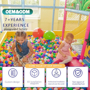 Équipement de terrain de jeu intérieur commercial pour enfants, design marin, ensemble de jeux souples avec fonction d'escalade, divertissement pour centres commerciaux - Product Image 3