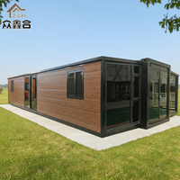Casa Contenedor Plegable de 20 pies con Doble Ala y Diseño Interior Completo Personalizado