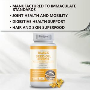 Halal <span class=keywords><strong>Black</strong></span> <span class=keywords><strong>Seed</strong></span> Oil Suplemento Softgel Prensa Fria 1000mg <span class=keywords><strong>Black</strong></span> <span class=keywords><strong>Seed</strong></span> Oil Softgel Cápsulas - Product Image 2