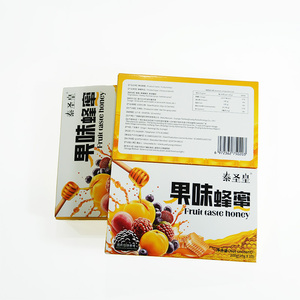 Self-owned brand Delicious Fruit <b>Honey</b> Syrup Sweet Smooth Rich Flavor Yellow Box Pack Suitable for All Ages - Product Image 4
