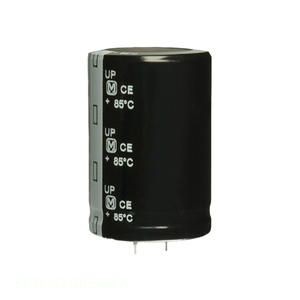 ตัวเก็บประจุแบบ Through Hole ยี่ห้อ Manufacturer Channel รุ่น CAP ALUM 560UF 20% 400V SNAP TH 560 uF ECO-S2GP561EA - Product Image 1