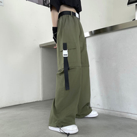 Pantalon Cargo décontracté à fermeture éclair pour femme