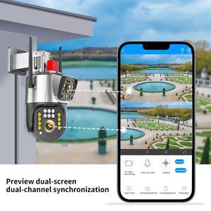 كاميرا مراقبة داخلية وخارجية من شركة DRAGON GUARD مزودة بخاصية استشعار الحركة مع إمالة واسعة PTZ CCTV IP كاميرا تتصل بشبكة WiFi للبيع بالجملة من المُصنع - Product Image 6