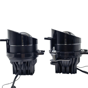 Projecteur Bi-LED 3.0 pouces en gros avec lentille bleue, contrôle par application, couleur 3000K-10000K, <span class=keywords><strong>phare</strong></span> antibrouillard 70W, lentille de projecteur bi-LED pour antibrouillard - Product Image 5