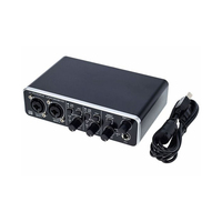 Interfaz de Audio USB UMC202 2x2 con Alimentación Phantom de 48V, Preamplificadores MIDAS, 24 Bits, 192 kHz, para Grabación en Estudio Casero y Podcast