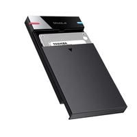 Box esterno USB 3.0 per disco rigido SATA, custodia protettiva in plastica per HDD/SSD SATA da 2,5 pollici, Type-C, 4TB/2TB