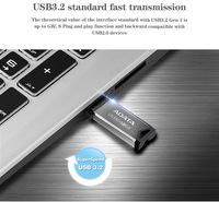 Nuevo ADATA USB Flash Drive UV250 128 GB 64GB 32GB 16GB Pen Drive USB2.0 Pendrives Metal Memory Stick USB Disk