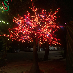 Diseño exclusivo al aire libre RGB IP65 impermeable Artificial Cherry Tree Light Cables ocultos ODM/OEM compatibles con paisaje Navidad - Product Image 1
