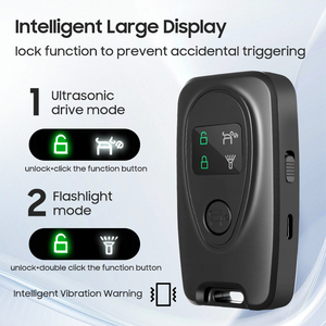 Appareil <span class=keywords><strong>anti</strong></span>-<span class=keywords><strong>aboiement</strong></span> portable rechargeable 3-en-1 pour chien, <span class=keywords><strong>portée</strong></span> de 9,75 m, ultrasonique, avec lumière LED intégrée - Product Image 2