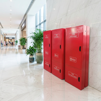 Armoire de protection pour enrouleur de tuyau d'incendie métallique monté en surface pour bâtiment commercial