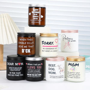 Candele Profumate in Cera di Soia Senza Fumo con Fragranza a Lunga Durata. Candele Profumate in Barattolo di Vetro, Ogni Barattolo Contiene una Fragranza Diversa - Product Image 1