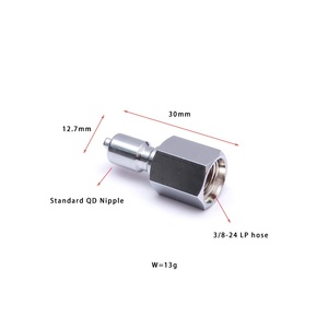 Adaptateur de déconnexion rapide LP pour équipement de plongée sous-marine, 3/8-24 femelle vers BCD mâle à déconnexion rapide - Product Image 2