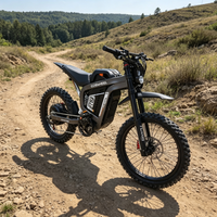 Moto électrique tout-terrain COSWHEEL R19, puissance de pointe 9000W, batterie lithium 72V40Ah, vitesse maximale 60MPH, suspension intégrale, pour adultes
