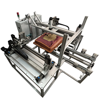 Machine à clouer automatique pour revêtement de siège, pour coussins de chaise et coins pliants, cloueuse à couronne, chargeur de 2000 pièces
