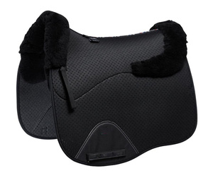 Couverture de selle équine de produits d'équitation de haute qualité avec fourrure Air-technologie antichoc laine Dressage carré tapis de selle - Product Image 2
