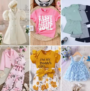 Gloednieuwe Bulkartikelen Groothandel Kavels Jurk Kinderkleding Voorraad Zomer Ropa De Bebe, Willekeurige Levering Kinderen Meisjes Jurken - Product Image 4