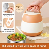 NOUVEAU ARRIVÉ Conteneur de stockage alimentaire portable Boîte à lunch en acier inoxydable 304 Pot alimentaire thermique