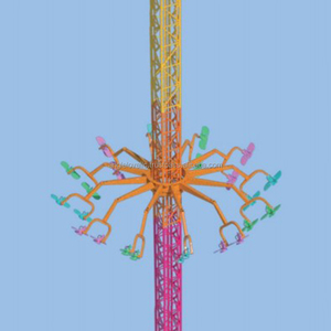 Emocionante Torre de Caída Giratoria al Aire Libre con Sillas Voladoras Grandes para Parques Temáticos, Atracciones de Diversión, Equipo Imprescindible para Entretenimiento en Parques - Product Image 4