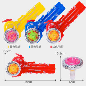 Vente chaude nouveaux jouets promotionnels drôles en plastique pas cher Gyro filature avec jouet de bonbons sucrés à éclater - Product Image 4