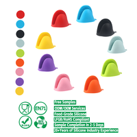 Maniques de cuisine en Silicone résistants à la chaleur, maniques de cuisine, Mini gants de four