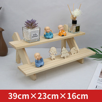 Étagère de rangement en bois mat à bulles à trois niveaux Organisateur de bureau multicouche et présentoir pour le stockage et l'organisation des épices