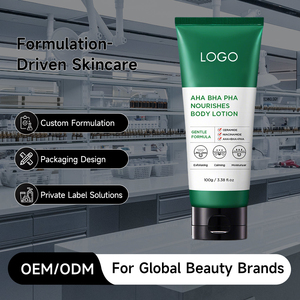Fabrication de soins corporels sur mesure, formule douce exfoliante, lissante, <span class=keywords><strong>AHA</strong></span> <span class=keywords><strong>BHA</strong></span> <span class=keywords><strong>PHA</strong></span>, nourrissante, <span class=keywords><strong>lotion</strong></span> pour le corps pour peaux sèches - Product Image 5